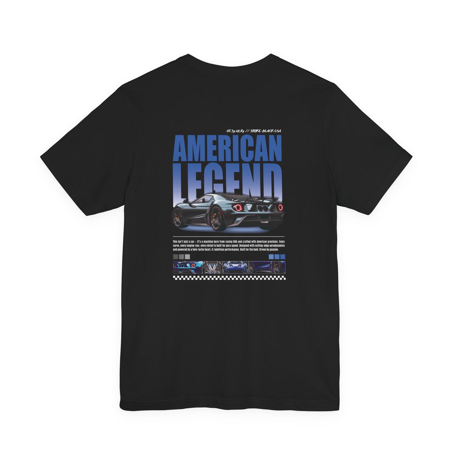American Legend Unisex Tee - Car Enthusiast Shirt, Gift for Him, Vintage Style T-Shirt, Automotive Apparel, Cool Graphic Tee