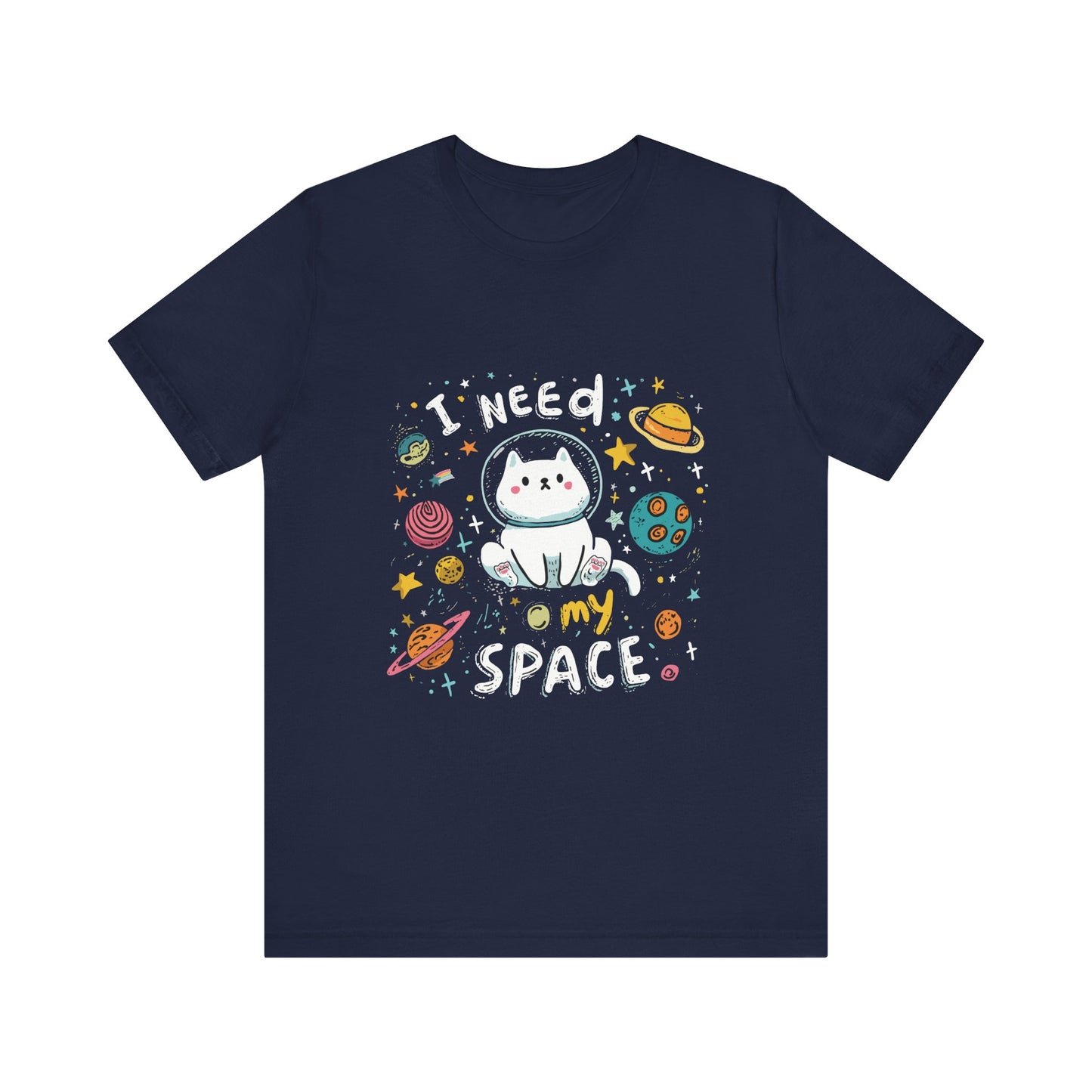 I Need My Space – Funny Astronaut Cat T-Shirt