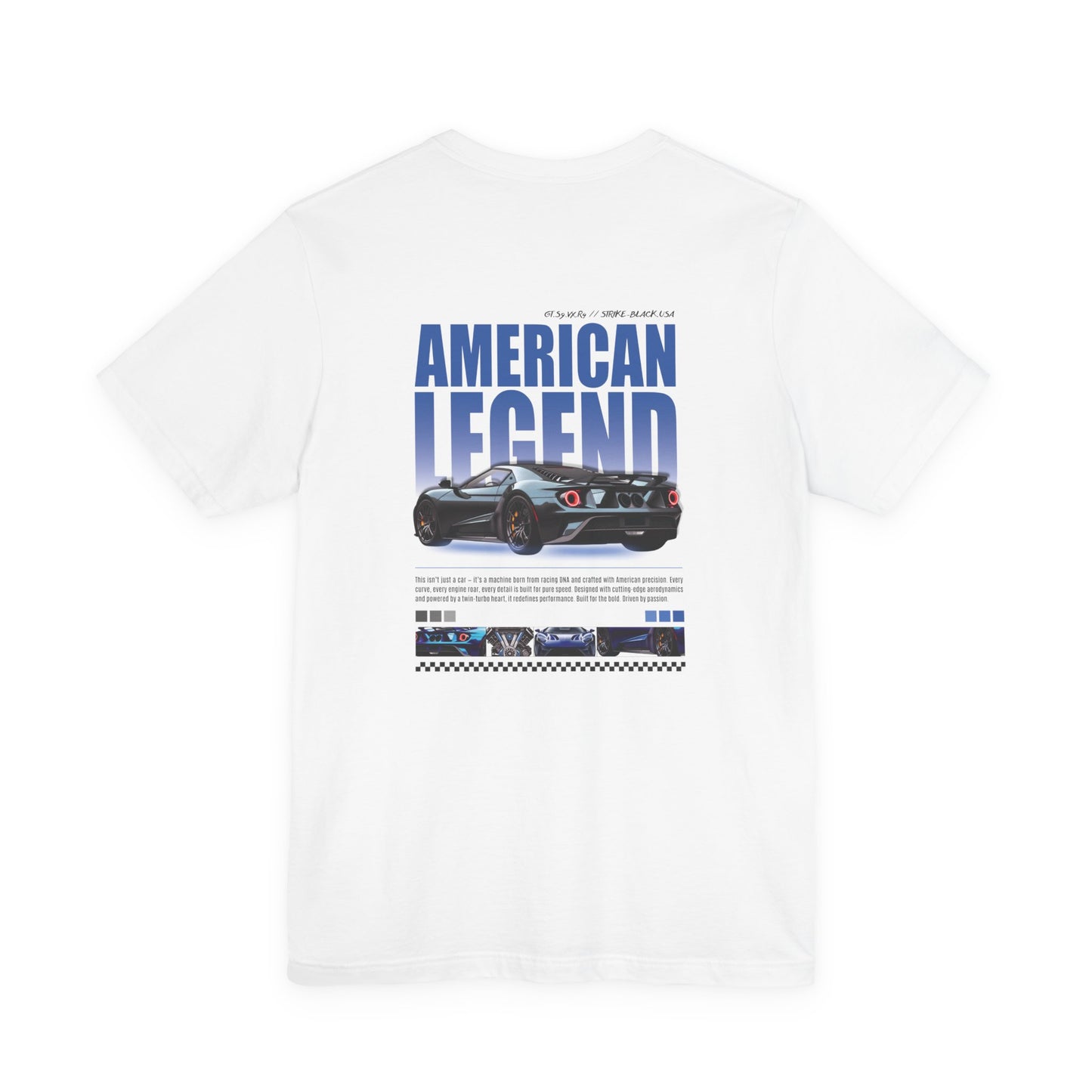 American Legend Unisex Tee - Car Enthusiast Shirt, Gift for Him, Vintage Style T-Shirt, Automotive Apparel, Cool Graphic Tee