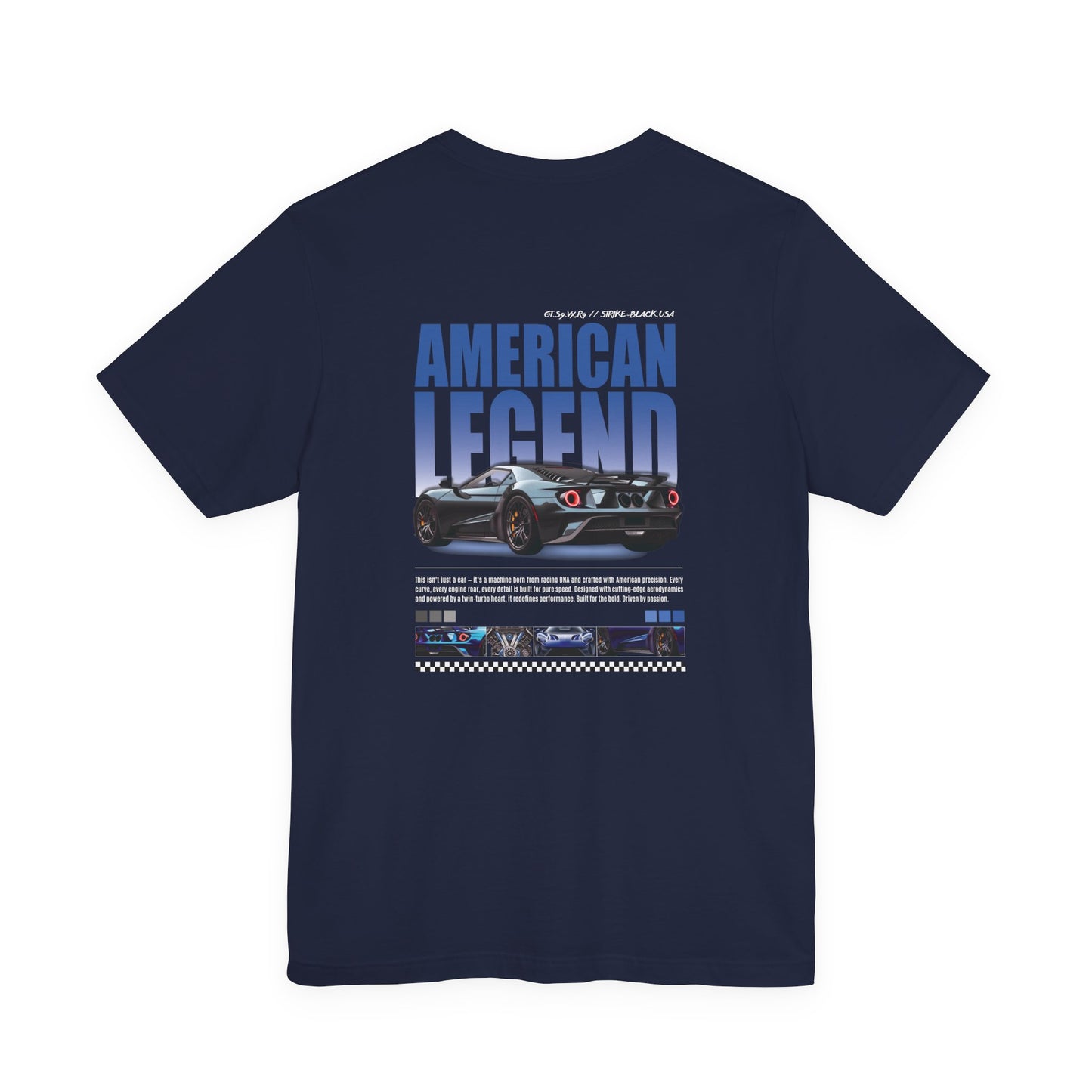 American Legend Unisex Tee - Car Enthusiast Shirt, Gift for Him, Vintage Style T-Shirt, Automotive Apparel, Cool Graphic Tee
