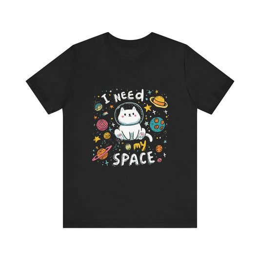 I Need My Space – Funny Astronaut Cat T-Shirt