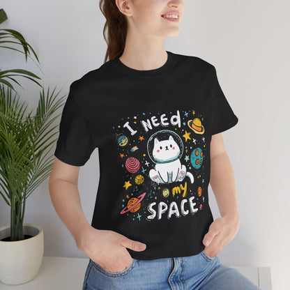 I Need My Space – Funny Astronaut Cat T-Shirt