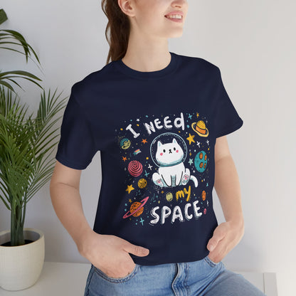I Need My Space – Funny Astronaut Cat T-Shirt