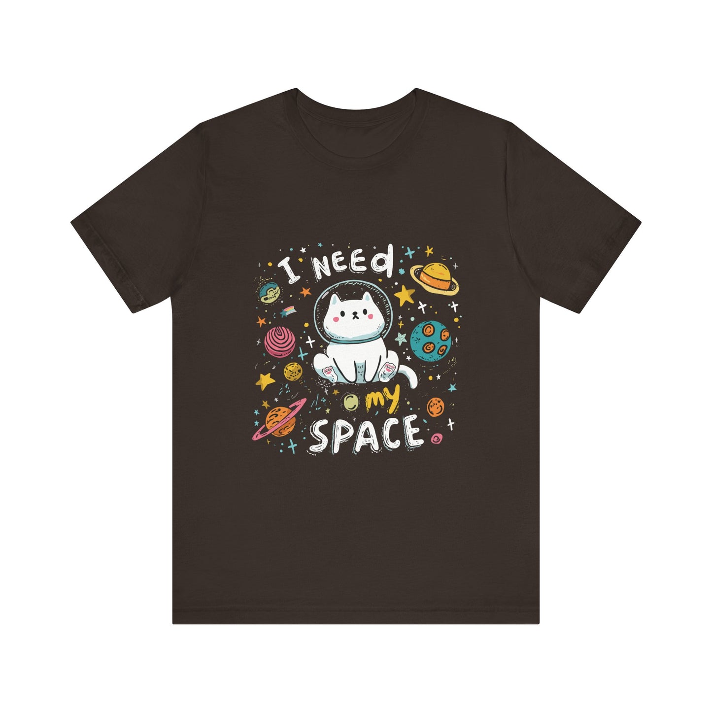 I Need My Space – Funny Astronaut Cat T-Shirt