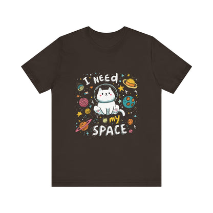 I Need My Space – Funny Astronaut Cat T-Shirt