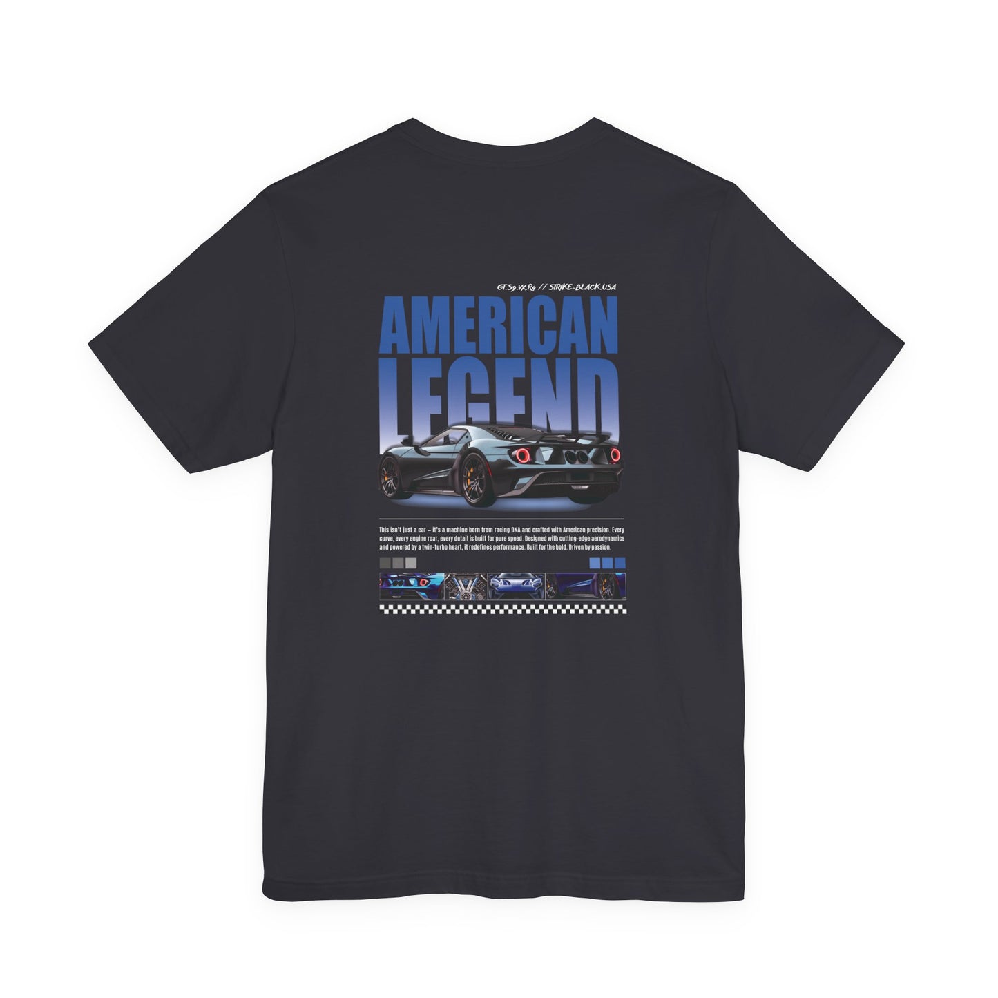 American Legend Unisex Tee - Car Enthusiast Shirt, Gift for Him, Vintage Style T-Shirt, Automotive Apparel, Cool Graphic Tee