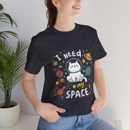I Need My Space – Funny Astronaut Cat T-Shirt